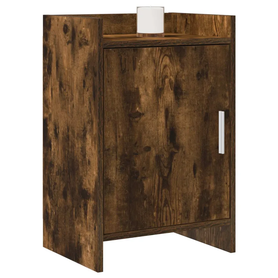 Tables de chevet 2 pcs Chêne fumé 40 x 30 x 60 cm - 2
