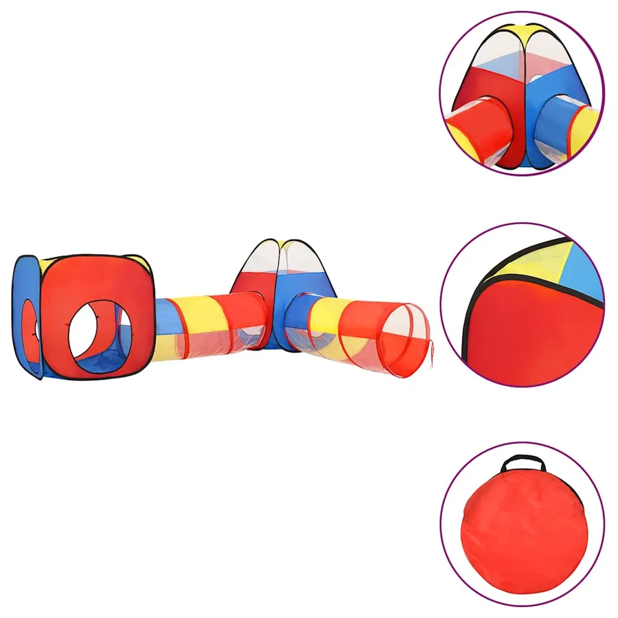 Tente de jeu pour enfants avec 250 balles Multicolore - 3