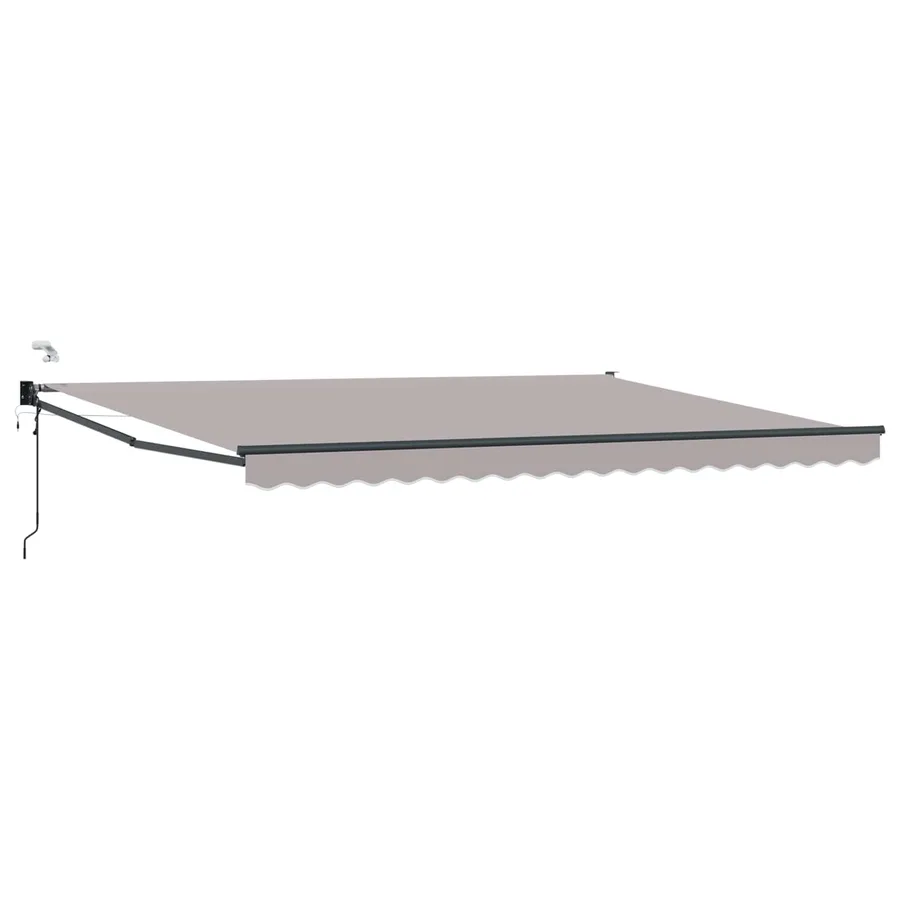 Auvent rétractable électrique Gris clair 4,5 × 3 m - 2