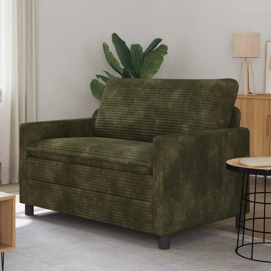 Canapé Vert 126 x 81 x 87,5 cm Polyester