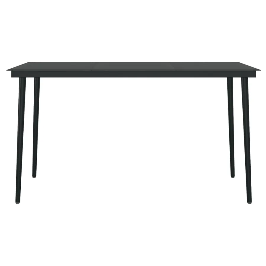Ensemble à manger de jardin 5 pcs Gris clair - 6