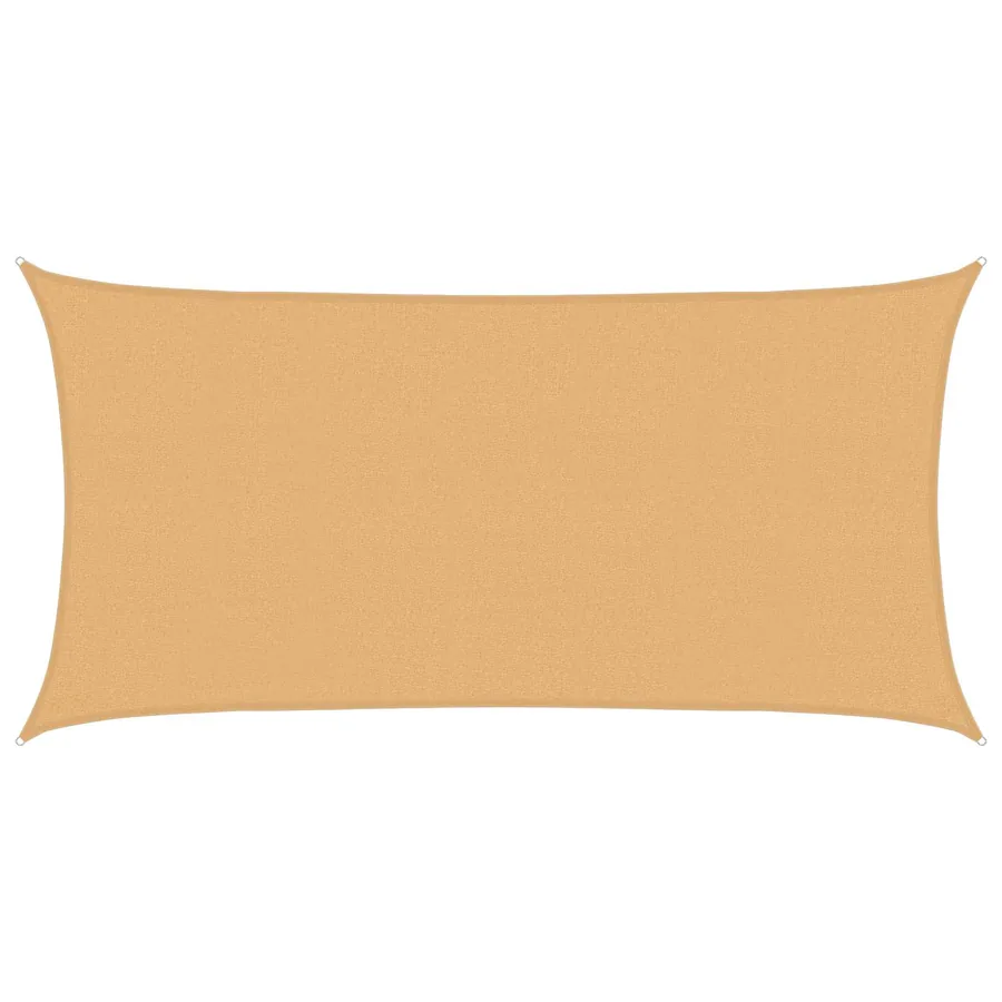 Voile d'ombre Sable 2,5 x 6 m HDPE