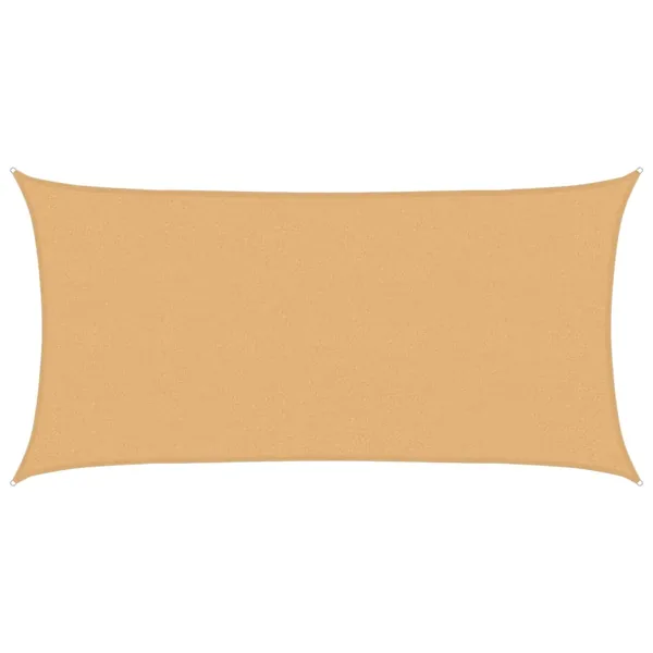 Voile d'ombre Sable 2,5 x 6 m HDPE