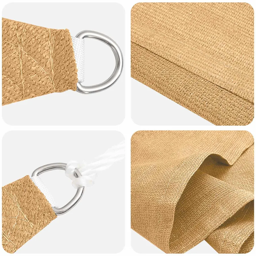 Voile d'ombre Sable 2,5 x 6 m HDPE - 2