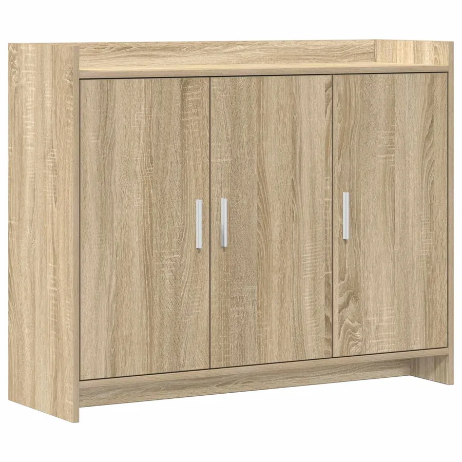 Buffet Chêne Sonoma 98,5 x 33 x 80 cm Bois d'ingénierie - 2