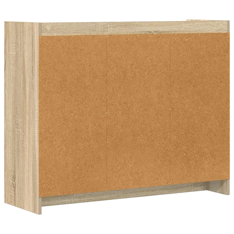 Buffet Chêne Sonoma 98,5 x 33 x 80 cm Bois d'ingénierie - 7