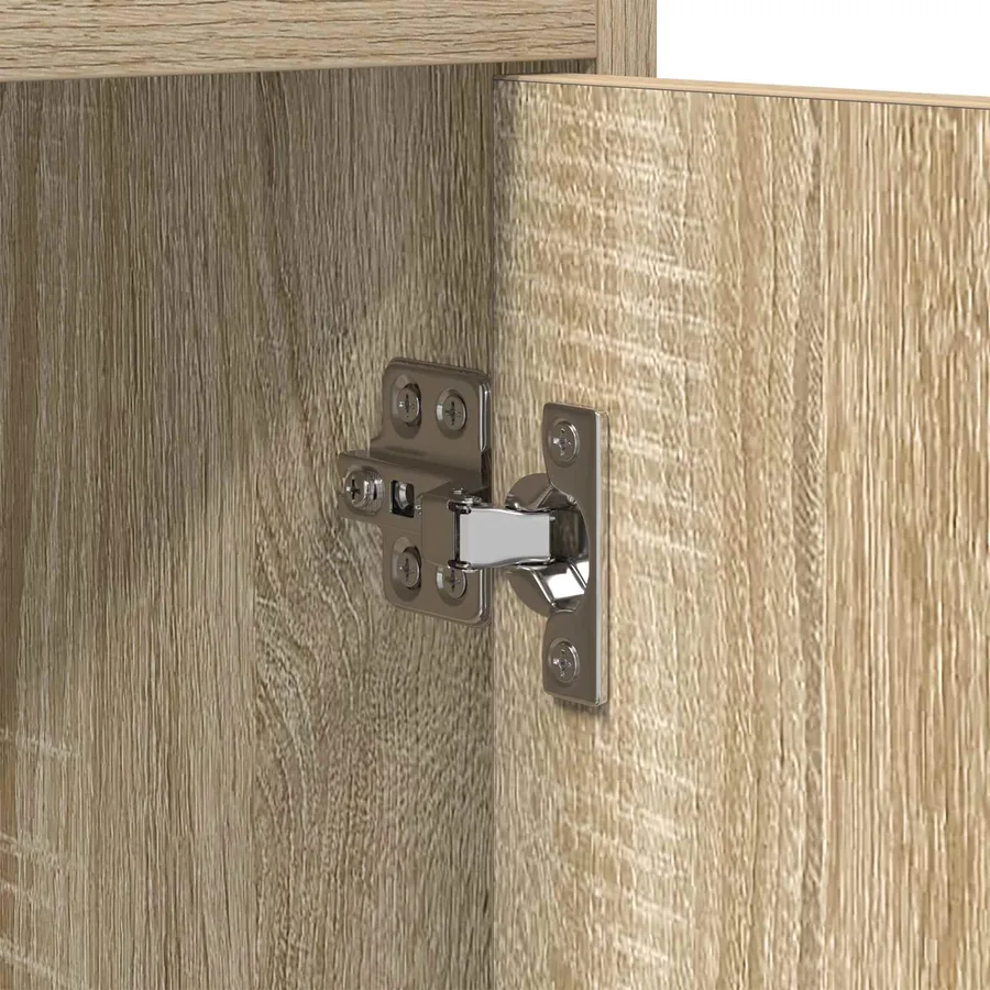 Buffet Chêne Sonoma 98,5 x 33 x 80 cm Bois d'ingénierie - 9