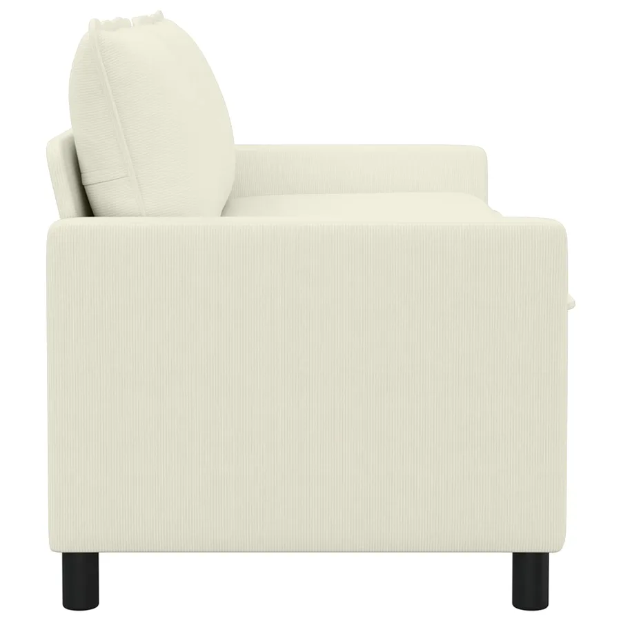 Canapé Crème 156 x 81 x 87,5 cm Tissu - 4