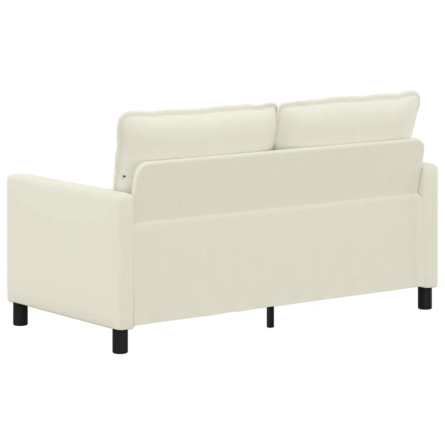 Canapé Crème 156 x 81 x 87,5 cm Tissu - 5