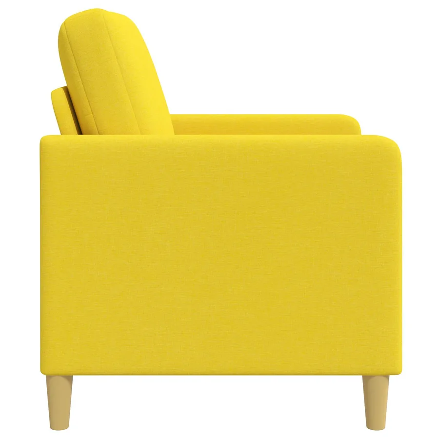 Sofa avec rangement Jaune clair 72 x 78 x 87 cm Polyester - 5