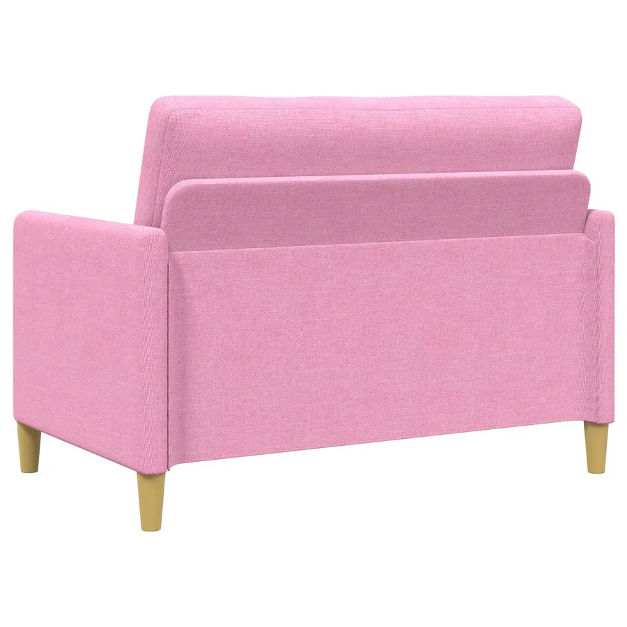 Canapé avec rangement 2 pcs Rose Polyester - 4