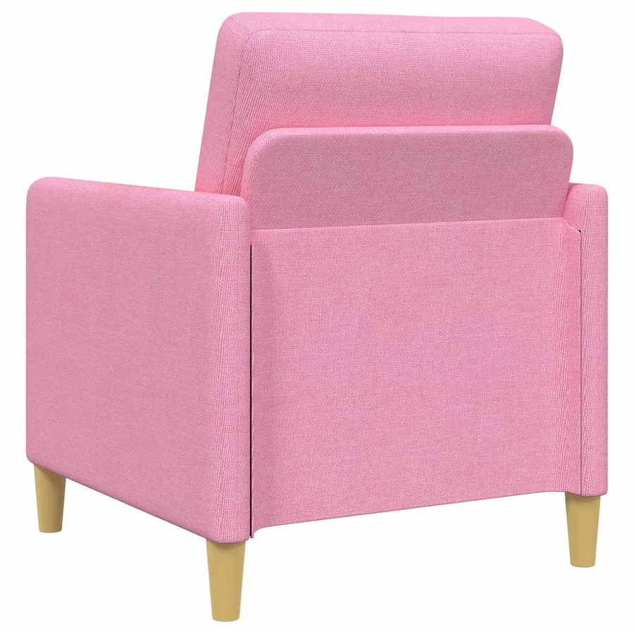 Canapé avec rangement 2 pcs Rose Polyester - 5