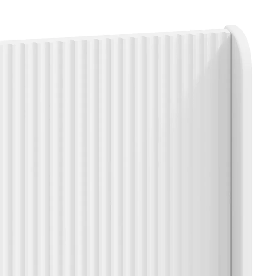 Cadre de lit avec rangement et tête de lit Blanc - 9