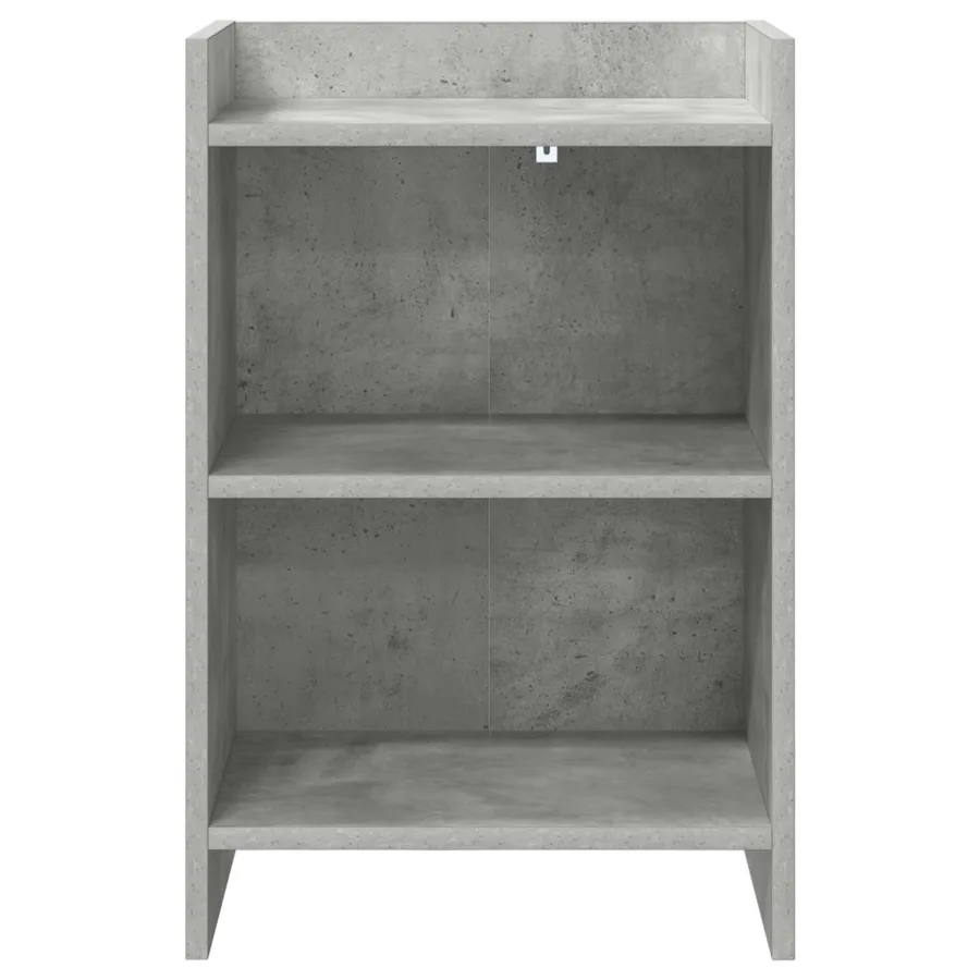 Tables de chevet Gris béton 40 x 30 x 60 cm Bois d'ingénierie - 3