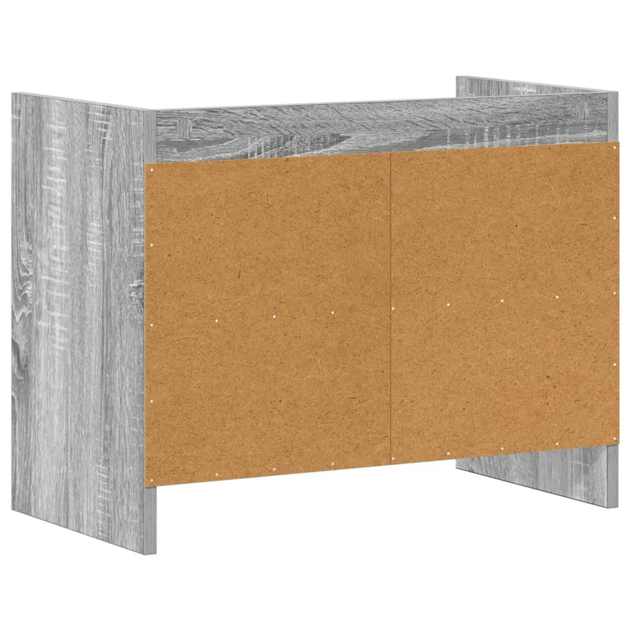 Meuble TV 60 x 33 x 47 cm Sonoma gris Bois d'ingénierie - 6