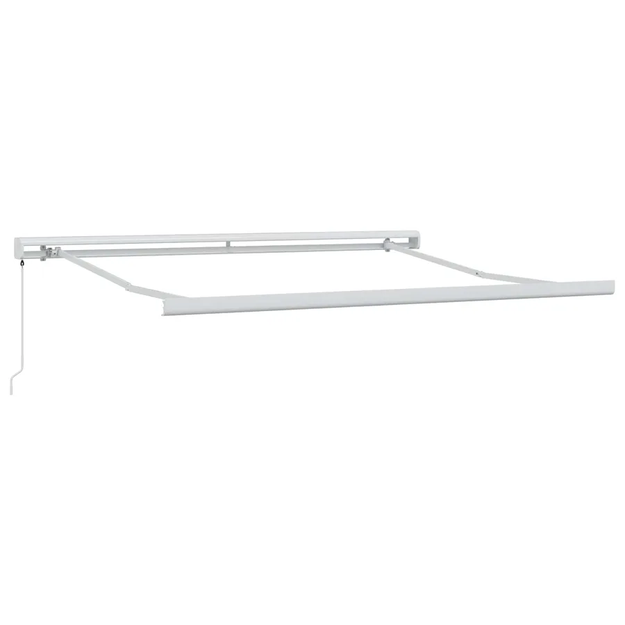 Auvent rétractable Gris clair et blanc 300 x 250 cm - 3