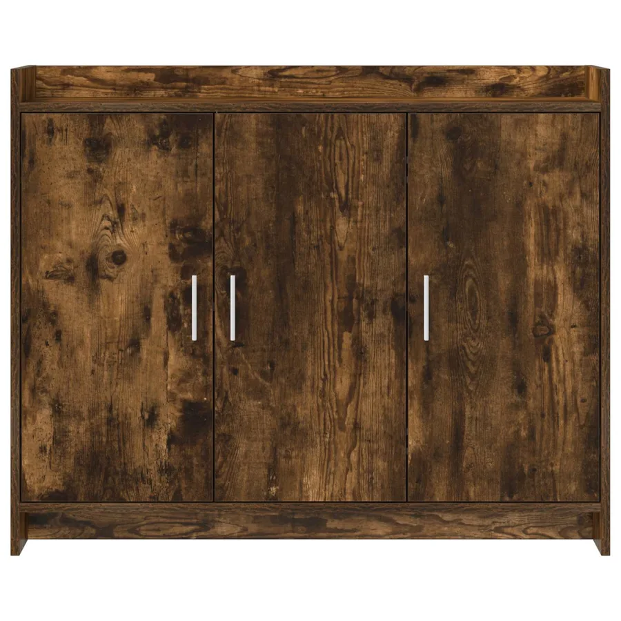 Buffet Chêne fumé 98,5 x 33 x 80 cm Bois d'ingénierie - 5