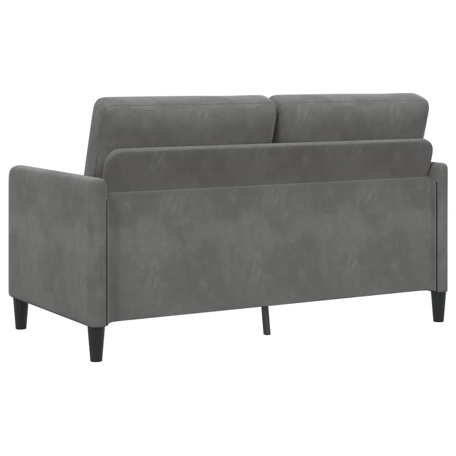 Sofa avec rangement Gris foncé 152 x 78 x 87 cm Polyester - 5