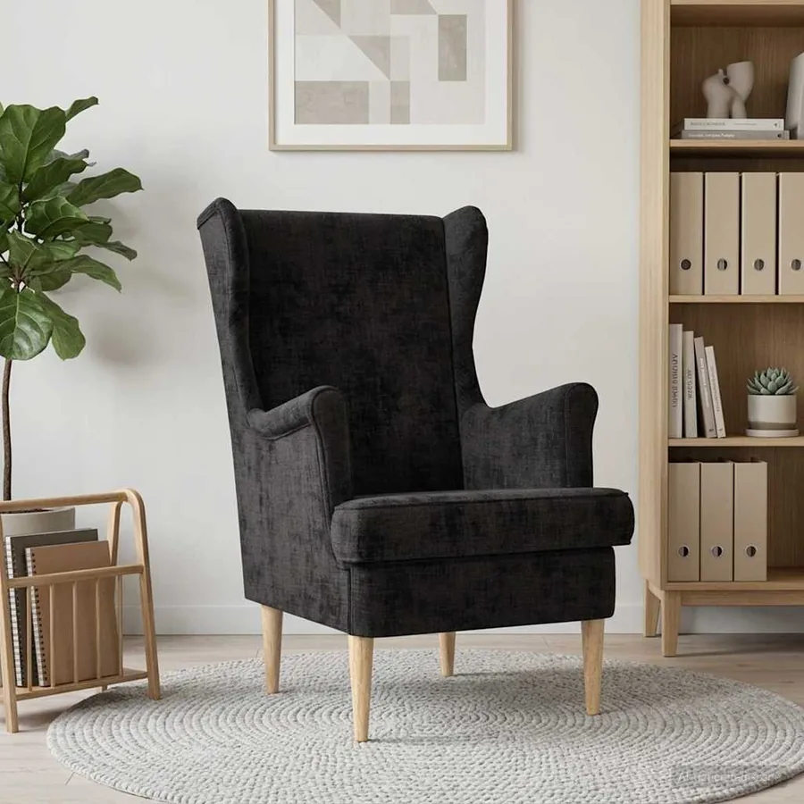 Fauteuil Noir ARES