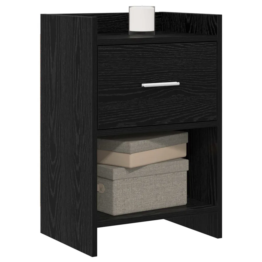 Tables de chevet 2 pcs Chêne noir 40 x 30 x 60 cm - 2