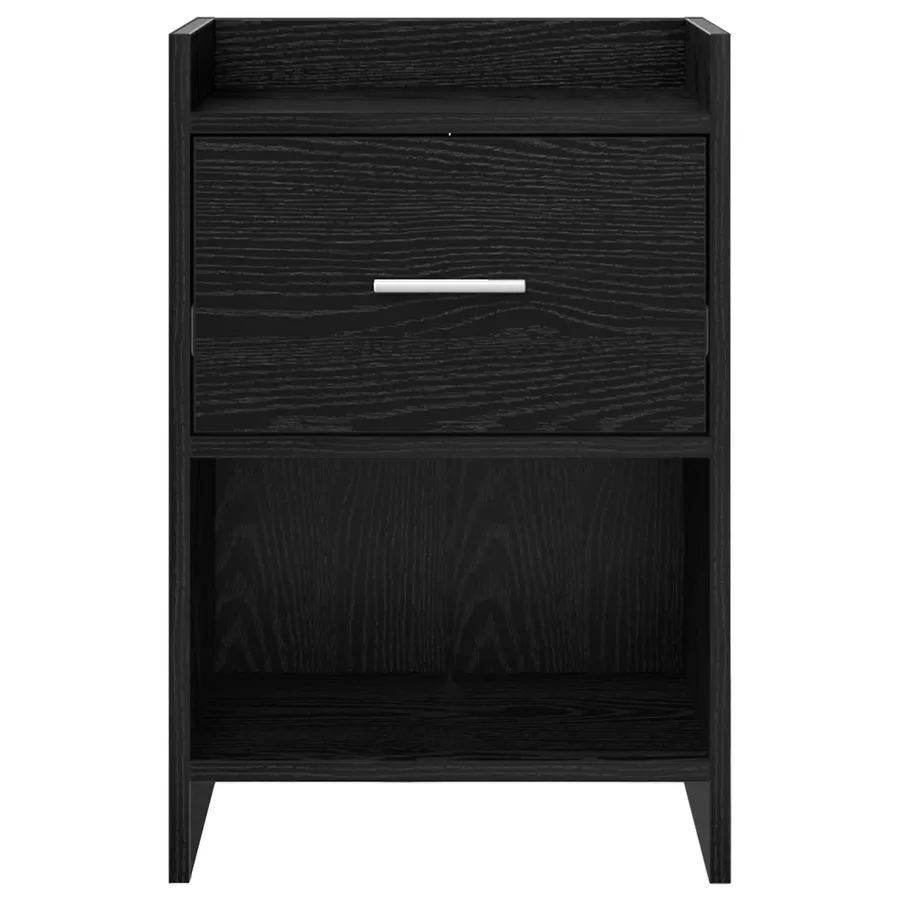 Tables de chevet 2 pcs Chêne noir 40 x 30 x 60 cm - 4