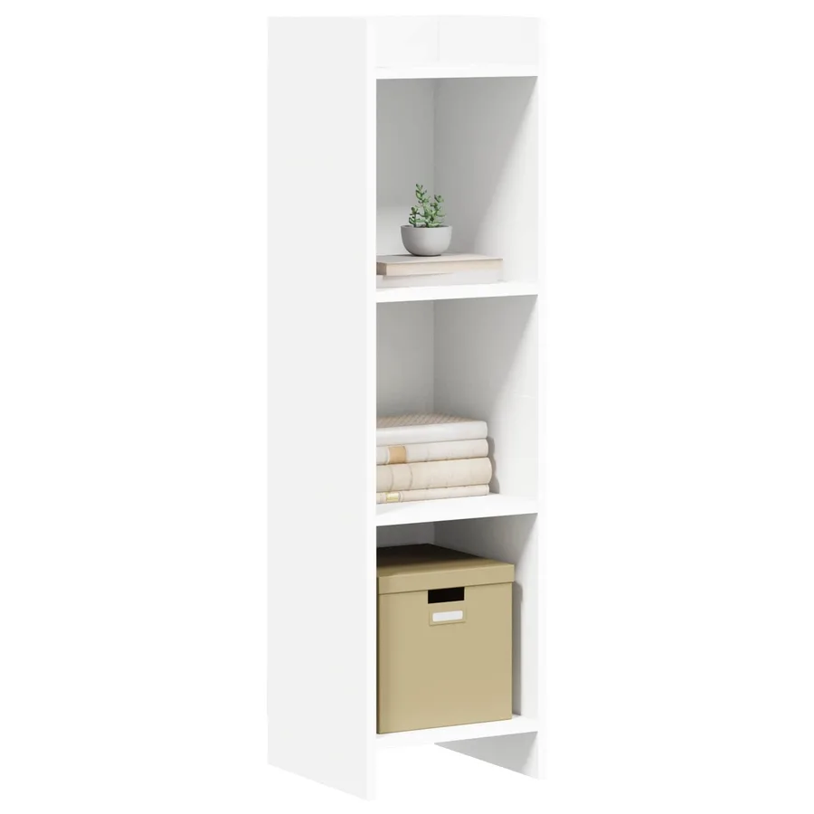 Bibliothèque Blanc 30 x 30 x 111 cm Bois d'ingénierie - 3