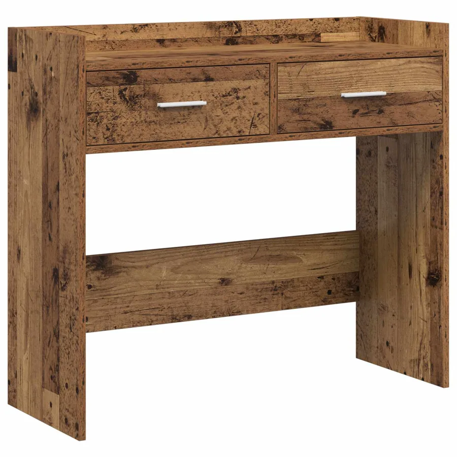 Table console Bois ancien 90 x 35 x 80 cm Bois d'ingénierie - 2