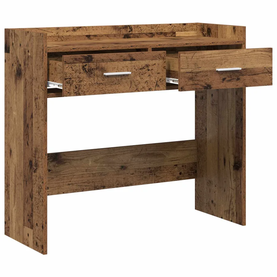 Table console Bois ancien 90 x 35 x 80 cm Bois d'ingénierie - 4