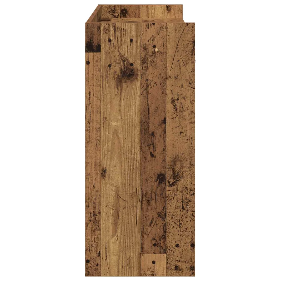 Table console Bois ancien 90 x 35 x 80 cm Bois d'ingénierie - 6