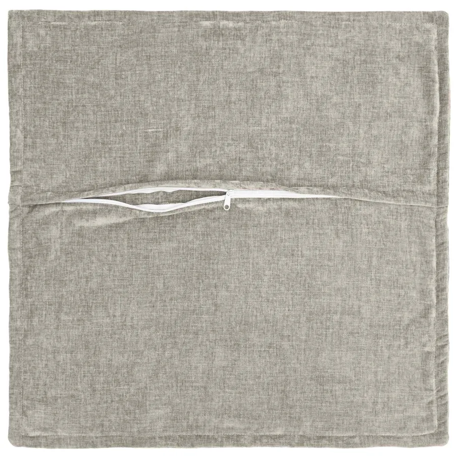 Housse de coussin 6 pcs HOUTEN Gris clair 80 x 80 cm - 3