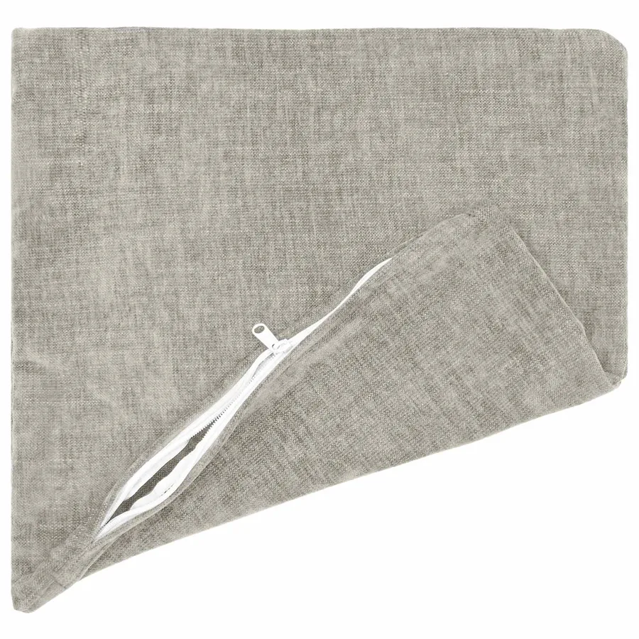 Housse de coussin 12 pcs HEERLEN Gris clair 40 x 40 cm - 3