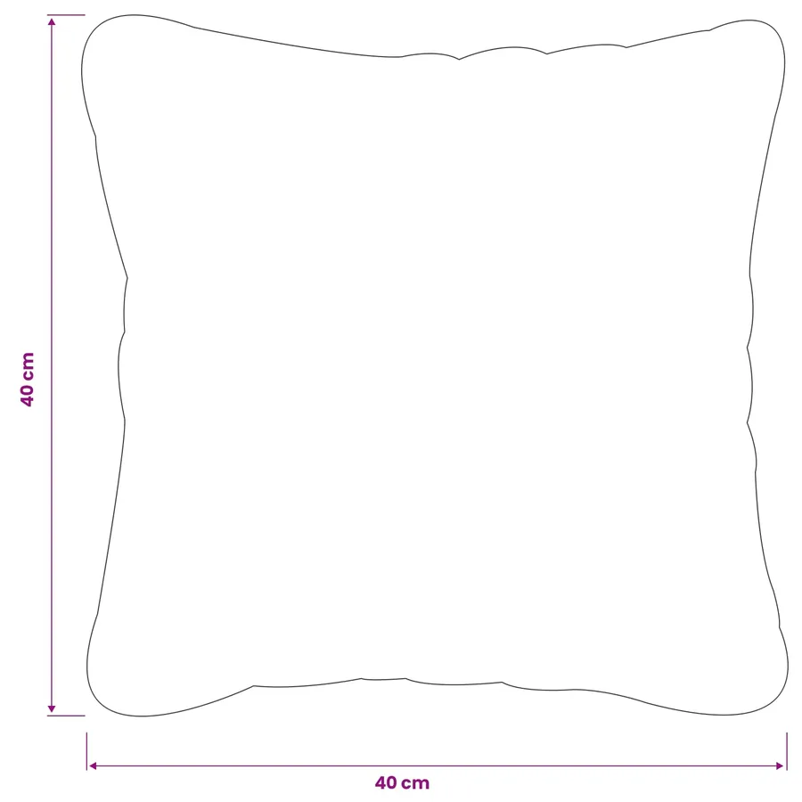 Housse de coussin 12 pcs HEERLEN Gris clair 40 x 40 cm - 8