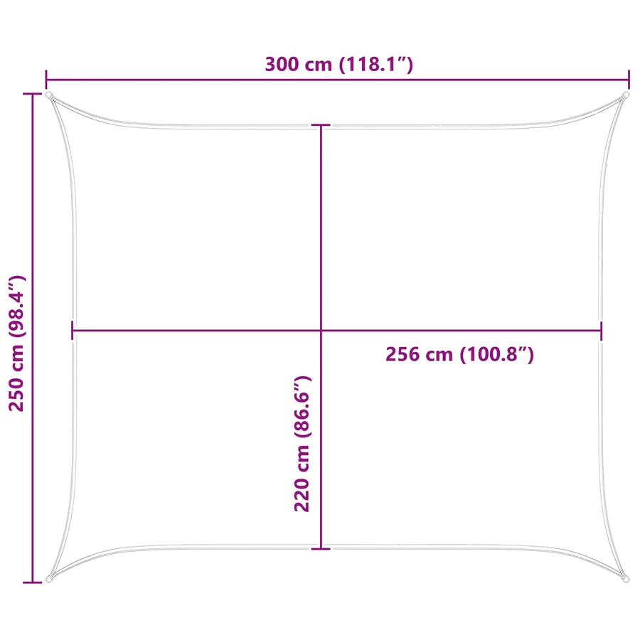 Voile d'ombre Oxford enduit de PU - 10