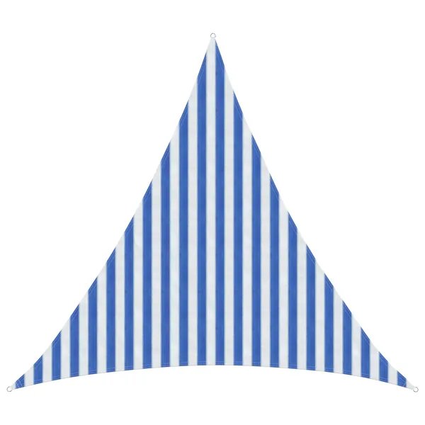 Voile d'ombre Bleu et Blanc 3 x 3 x 3 m HDPE