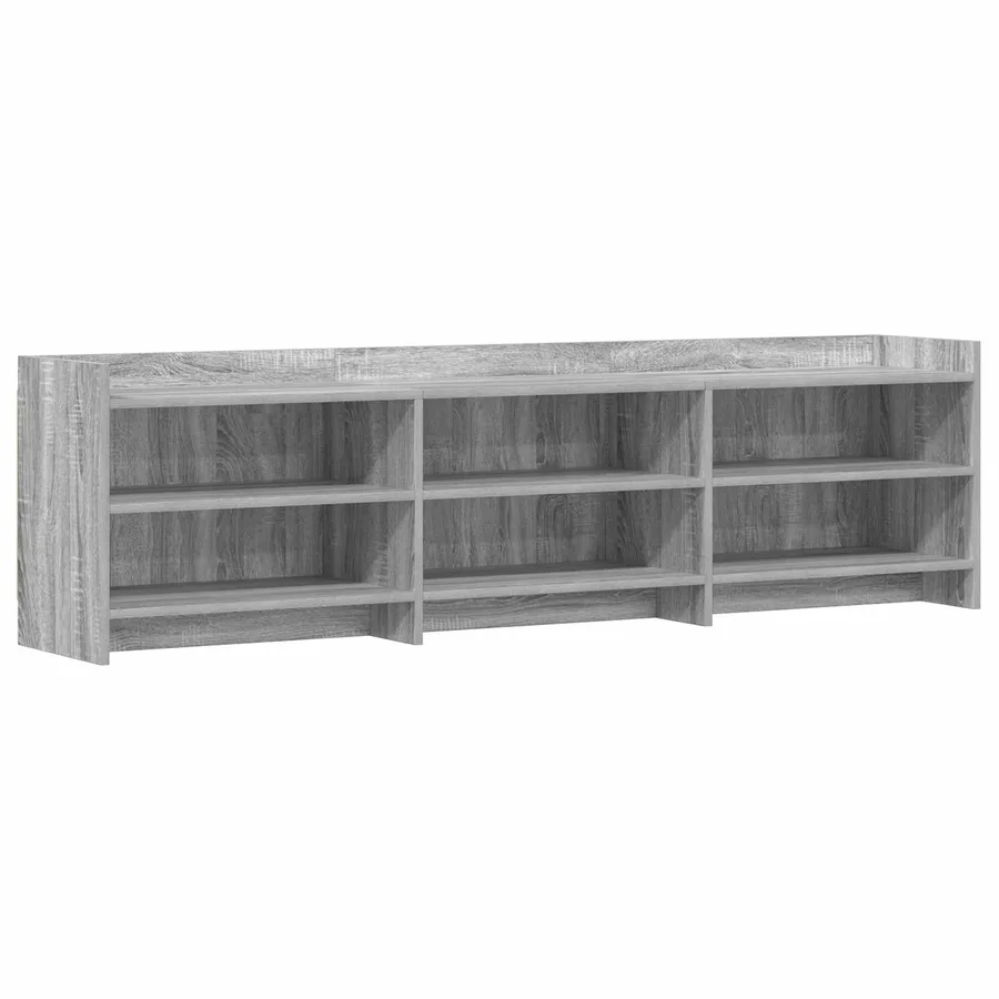Meuble TV 168 x 33 x 47 cm Sonoma gris Bois d'ingénierie - 2