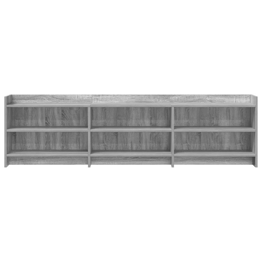 Meuble TV 168 x 33 x 47 cm Sonoma gris Bois d'ingénierie - 4