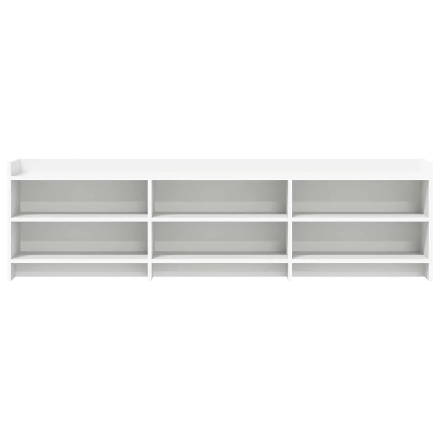 Meuble TV 168 x 33 x 47 cm Blanc Bois d'ingénierie - 4