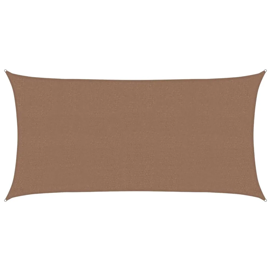 Voile d'ombre Taupe 2,5 x 6 m HDPE