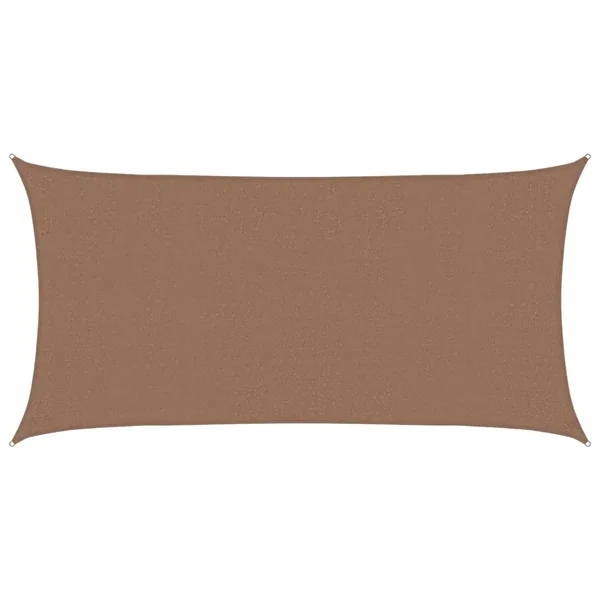 Voile d'ombre Taupe 2,5 x 6 m HDPE