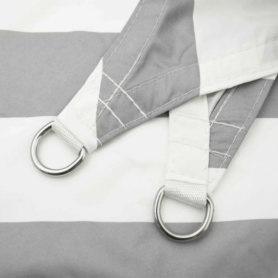 Voile d'ombre Gris clair et blanc 2 x 2,5 m - 5