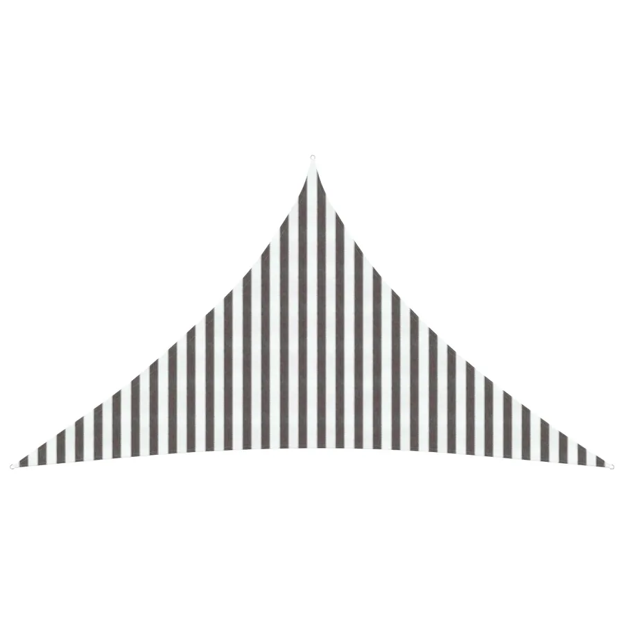 Voile d'ombre Gris clair et blanc 4,5 x 4,5 x 4,5 m HDPE
