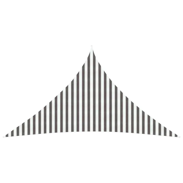 Voile d'ombre Gris clair et blanc 4,5 x 4,5 x 4,5 m HDPE