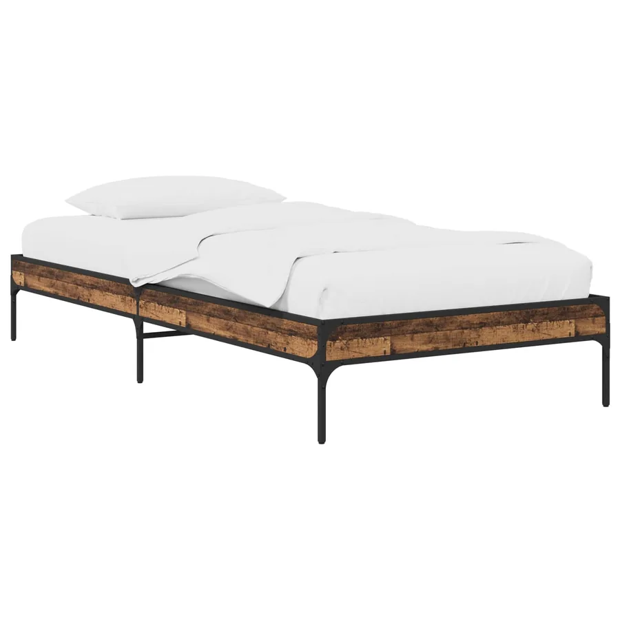 Cadre de lit Bois ancien 80 x 200 cm Bois d'ingénierie