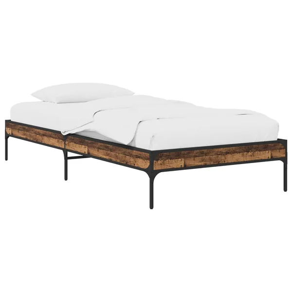 Cadre de lit Bois ancien 80 x 200 cm Bois d'ingénierie