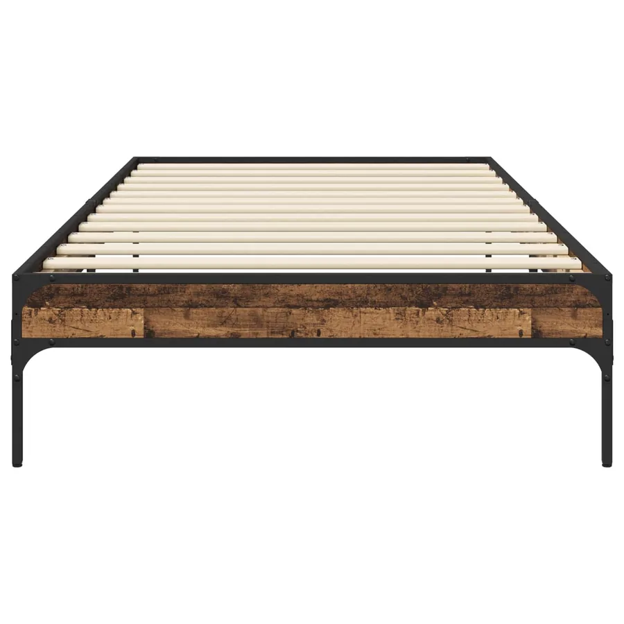 Cadre de lit Bois ancien 80 x 200 cm Bois d'ingénierie - 3