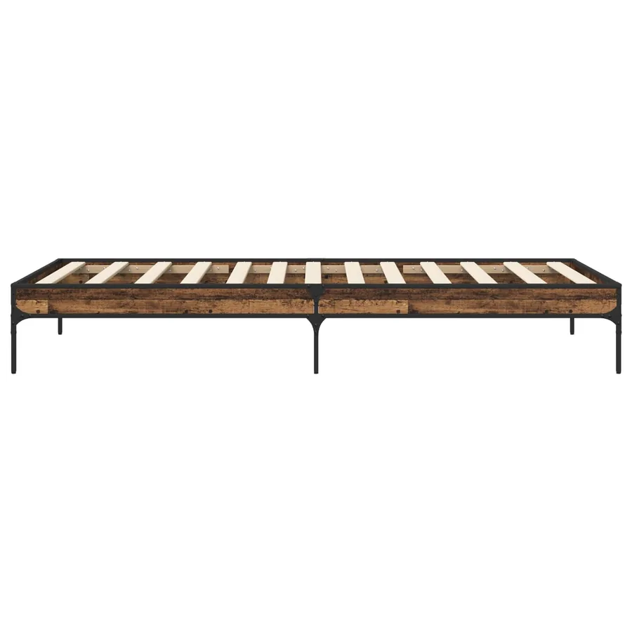 Cadre de lit Bois ancien 80 x 200 cm Bois d'ingénierie - 4