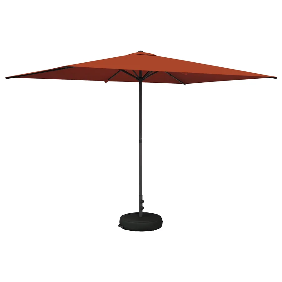 Parasol de jardin avec base 200 x 300 cm Polyester - 2