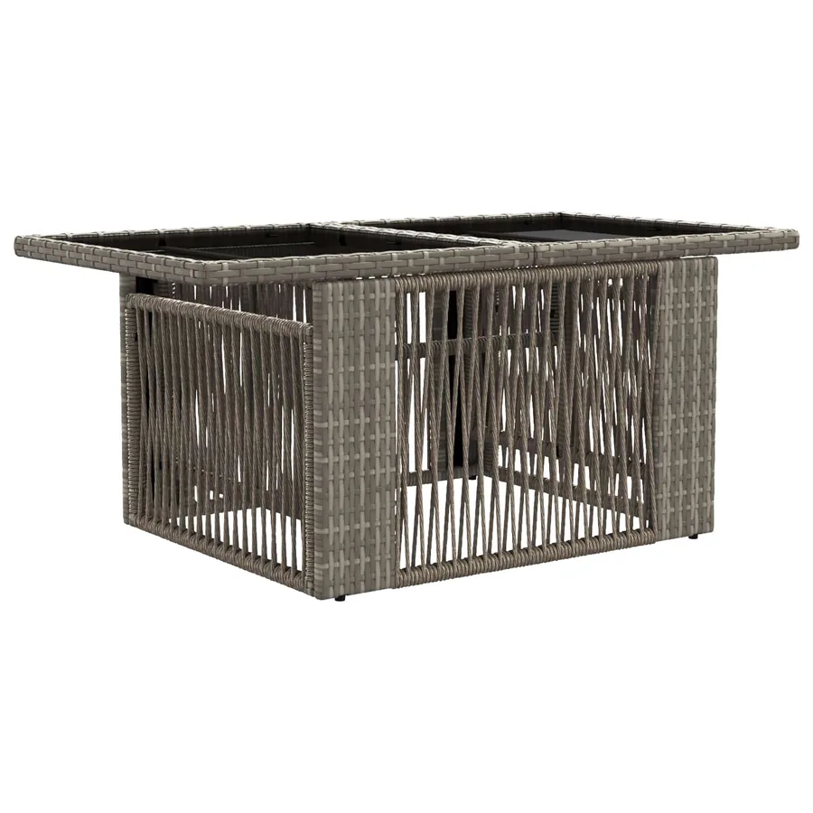 Ensemble de canapé de jardin 13 pcs Gris polyrotin - 7