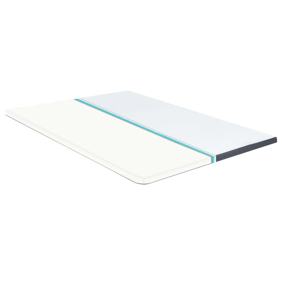 Surmatelas de sommier tapissier 200x140x5 cm mi-doux - 2