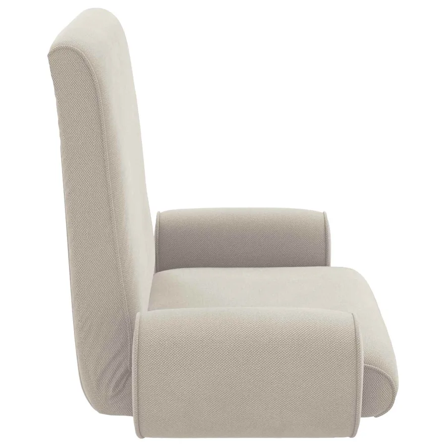 Fauteuil de sol ajustable Avoine Velours grainé - 5